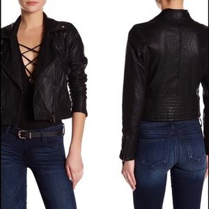 NWT BlankNYC Faux Leather Moto Jacket. Size Medium